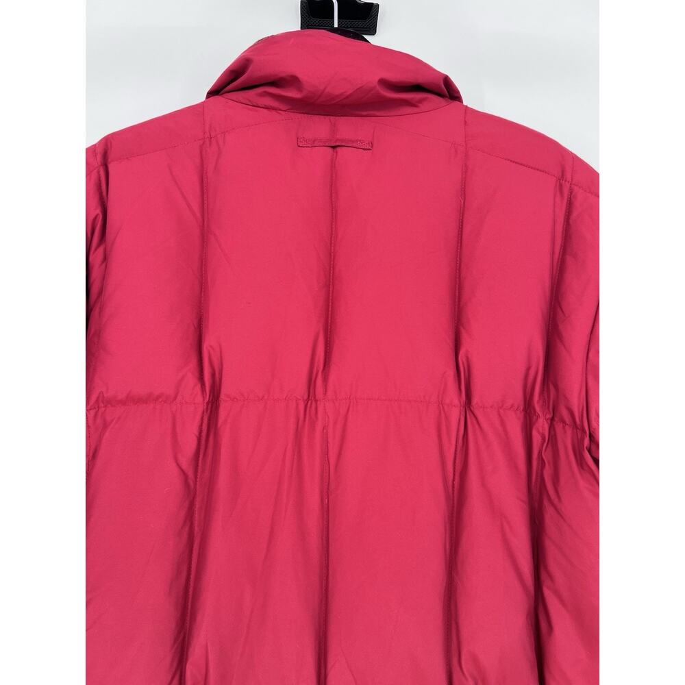 Eddie Bauer Goose Down Puffer Jacket XL Tall Red Quilted Full Zip Mens Outdoor - Picture 15 of 16